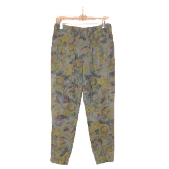 Pam & Gela Floral-Print Sash-Tie Joggers Small - Picture 2 of 6